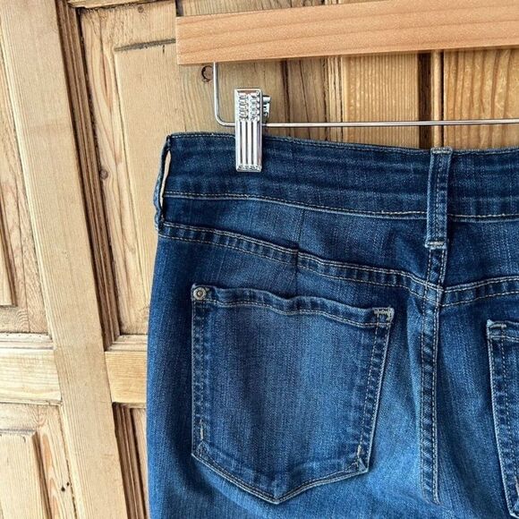 NYDJ Women's Size‎ 6 Dark Blue Straight Leg Jeans Denim Not Your Daughters Jeans - Picture 13 of 14